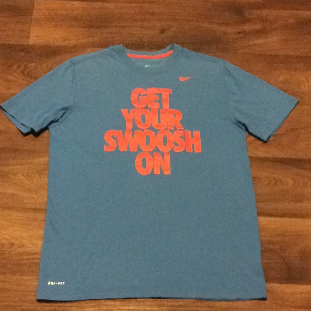NIKE Dri-Fit Get Your Swoosh On T-Shirt Men’s - Picture 2 of 8